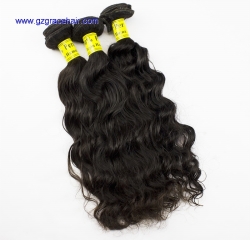 Best selling virgin Peruvian hair water weaving
